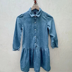 Gap Kids || Denim Chambray Dress Large 9-10
